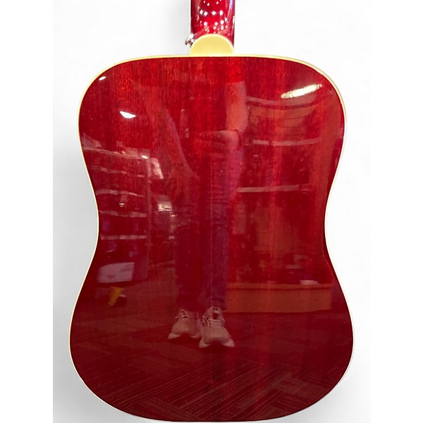 Used Epiphone Hummingbird AGED CHERRY SUNBURST Acoustic Guitar