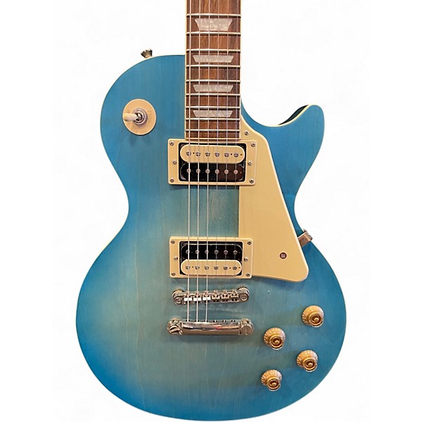 Used Epiphone Les Paul Traditional Pro IV Blue Burst Solid Body Electric Guitar
