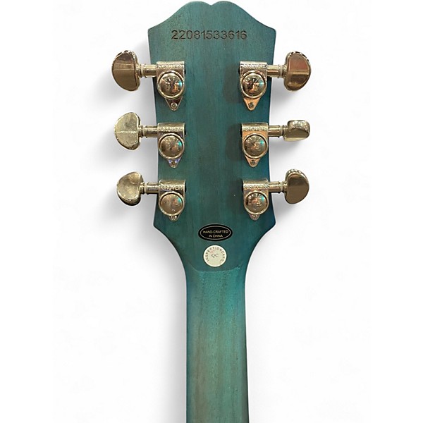 Used Epiphone Les Paul Traditional Pro IV Blue Burst Solid Body Electric Guitar