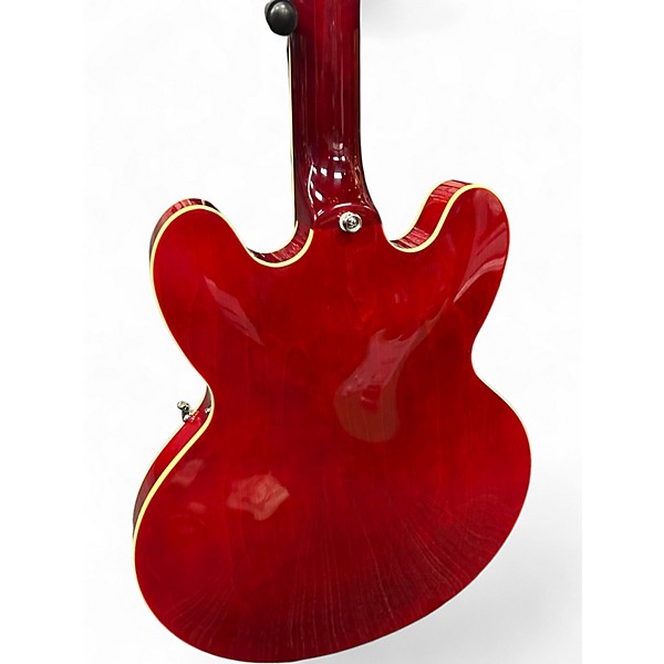 Used Epiphone ES335 Candy Apple Red Hollow Body Electric Guitar