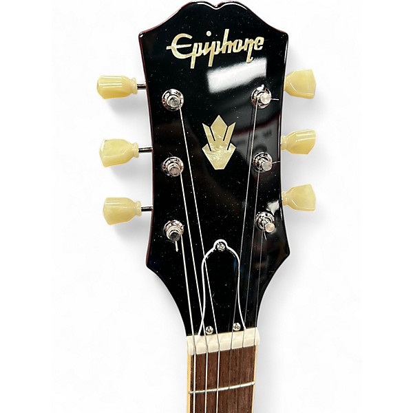 Used Epiphone ES335 Candy Apple Red Hollow Body Electric Guitar