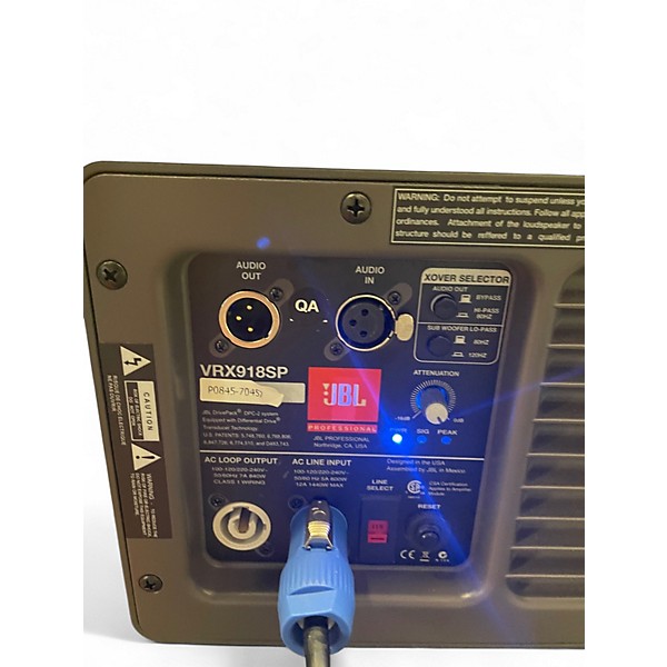 Used JBL VRX918SP Powered Subwoofer