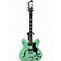 Used Hagstrom Viking Limited-Edition Aged Sky Blue Hollow Body Electric Guitar thumbnail