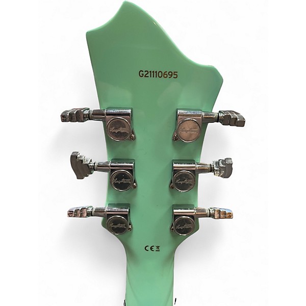 Used Hagstrom Viking Limited-Edition Aged Sky Blue Hollow Body Electric Guitar