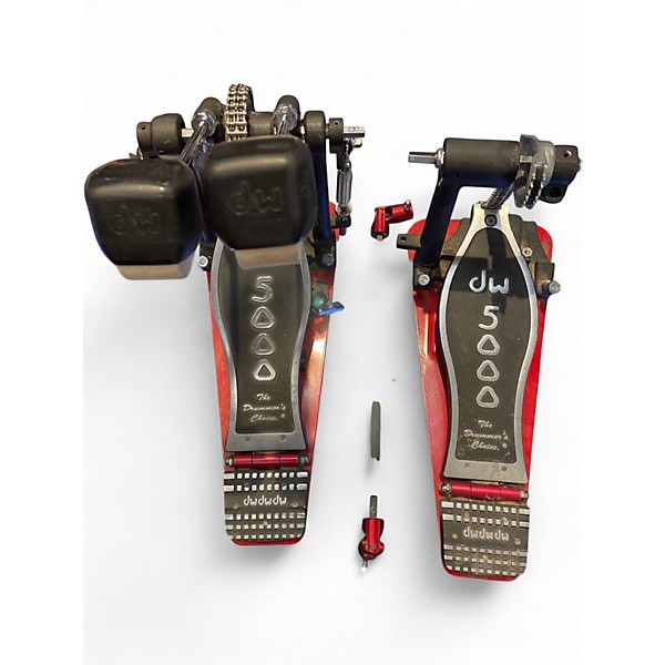 Used DW 5000 Series Double Lefty Double Bass Drum Pedal