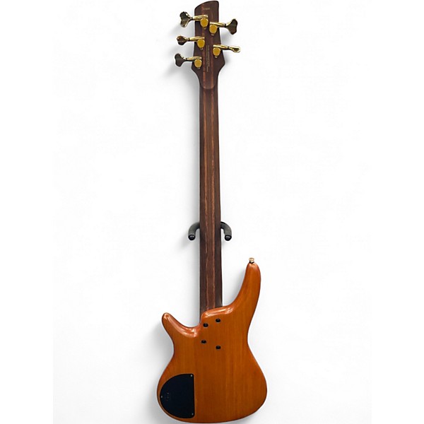 Used Ibanez SR1205E 5 String Vintage Natural Electric Bass Guitar