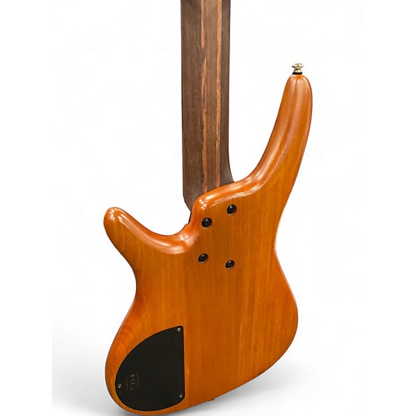 Used Ibanez SR1205E 5 String Vintage Natural Electric Bass Guitar