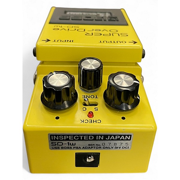 Used BOSS SD1W Super Overdrive Waza Craft Effect Pedal