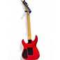 Used Jackson JS34Q Dinky Transparent Red Solid Body Electric Guitar