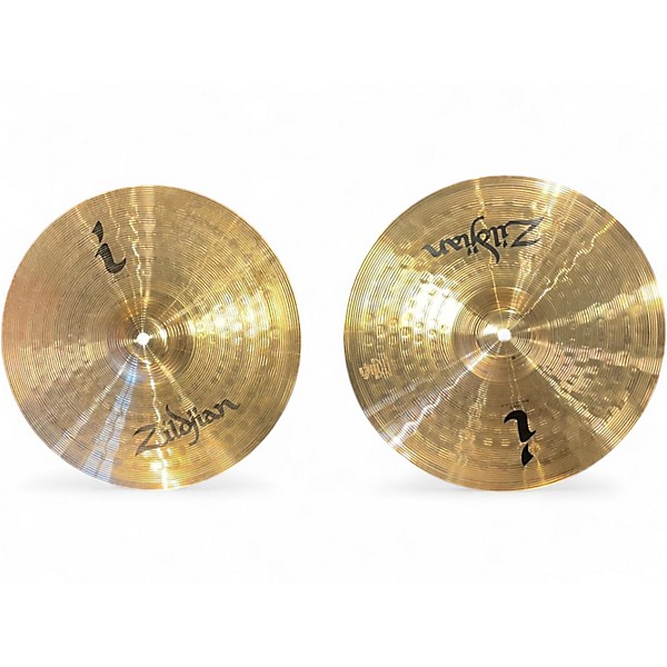 Used Zildjian 14in I Hi-Hat 14 Inch Pair Cymbal