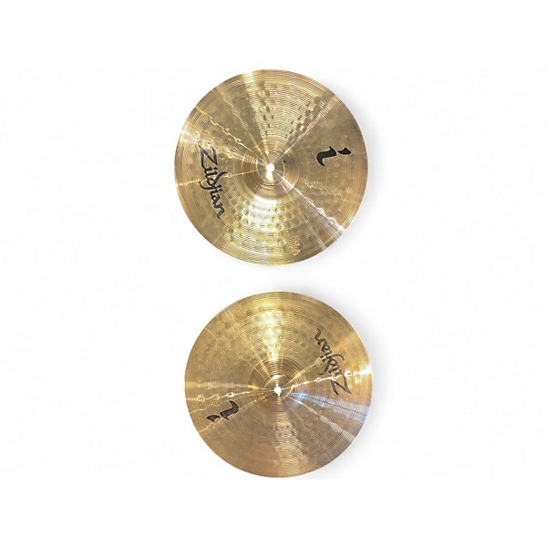 Used Zildjian 14in I Hi-Hat 14 Inch Pair Cymbal
