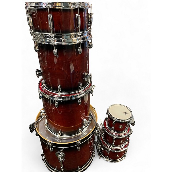Used Gretsch 7 Piece CATALINA MAPLE DEEP CHERRY BURST Drum Kit
