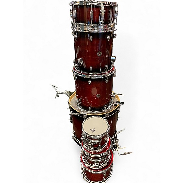 Used Gretsch 7 Piece CATALINA MAPLE DEEP CHERRY BURST Drum Kit