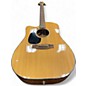 Used Takamine EG340C Left Handed Natural Acoustic Electric Guitar