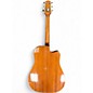 Used Takamine EG340C Left Handed Natural Acoustic Electric Guitar