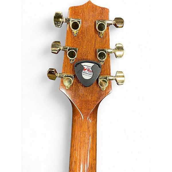 Used Takamine EG340C Left Handed Natural Acoustic Electric Guitar