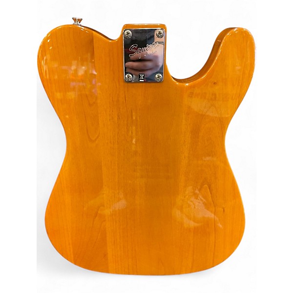 Used Squier Telecaster Natural Solid Body Electric Guitar