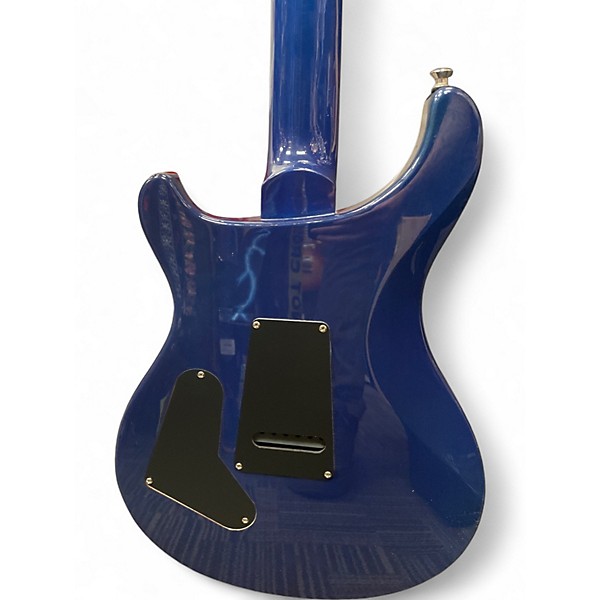 Used Prs Se Standard 24 Blue Solid Body Electric Guitar