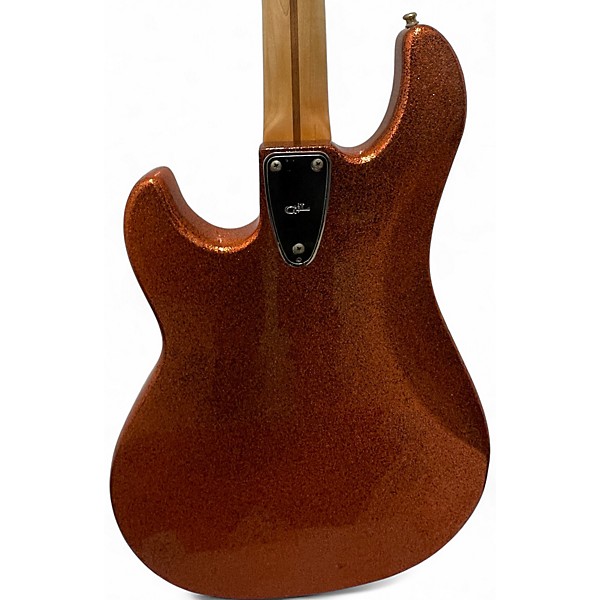 Used G&L l1000 fretless ORANGE SPARKLES Electric Bass Guitar