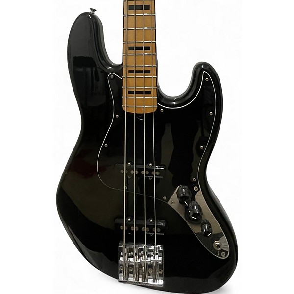 Used Fender Geddy Lee Signature Jazz Bass Black Electric Bass Guitar