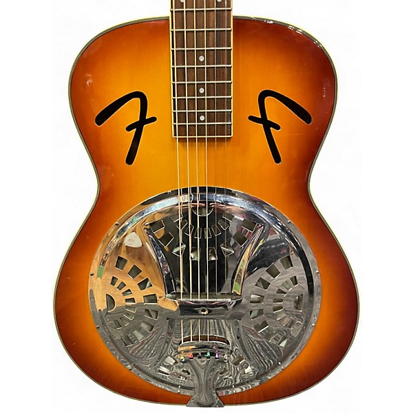 Used Fender FR50 ORANGE Resonator Guitar
