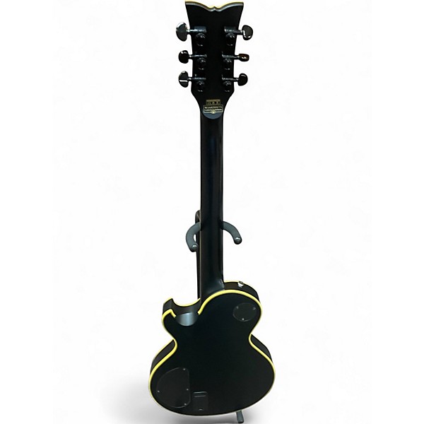 Used Schecter Guitar Research Blackjack ATX Single Cut Ebony Solid Body Electric Guitar