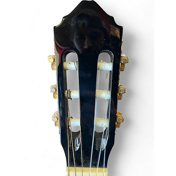 Used Lucero LCT250CE Black Classical Acoustic Electric Guitar