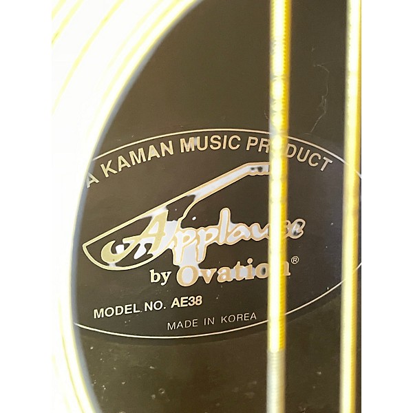 Used Ovation Applause AE38 Sunburst Acoustic Guitar