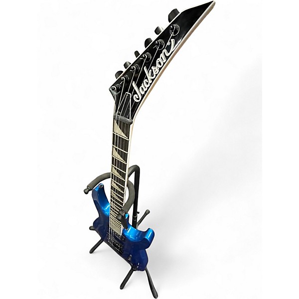 Used 2024 Jackson JS22 Dinky Metallic Blue Solid Body Electric Guitar