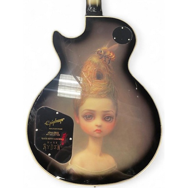 Used Epiphone QUEEN BEE ADAM JONES CUSTOM SHOP LES PAUL Silverburst Solid Body Electric Guitar