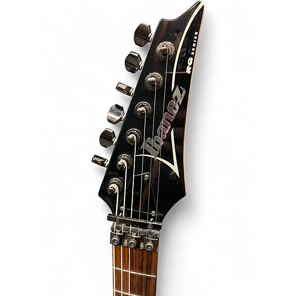 Vintage 1996 Ibanez RG470 Black Pearl Solid Body Electric Guitar