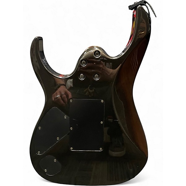 Vintage 1996 Ibanez RG470 Black Pearl Solid Body Electric Guitar