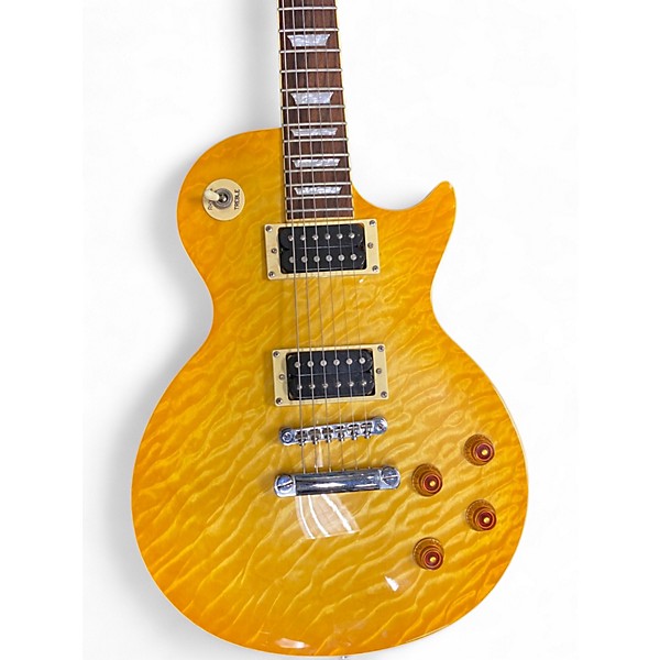 Used Ephiphone les paul Yellow Solid Body Electric Guitar