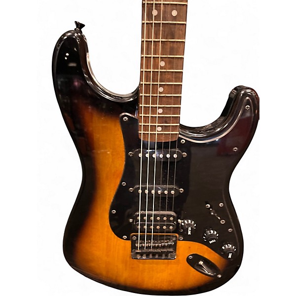 Used Squier Stratocaster HSS Tobacco Solid Body Electric Guitar