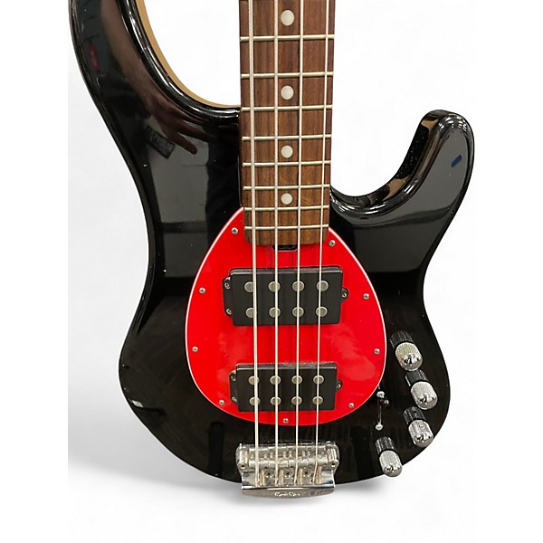 Used Ernie Ball Music Man Sterling HH Black Electric Bass Guitar