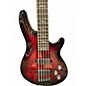 Used Schecter Guitar Research Omen Elite Dark Cherry Burst Electric Bass Guitar