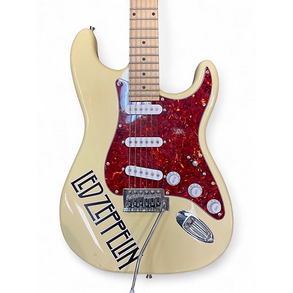 Used Sawtooth ES Series Vintange Blonde Solid Body Electric Guitar