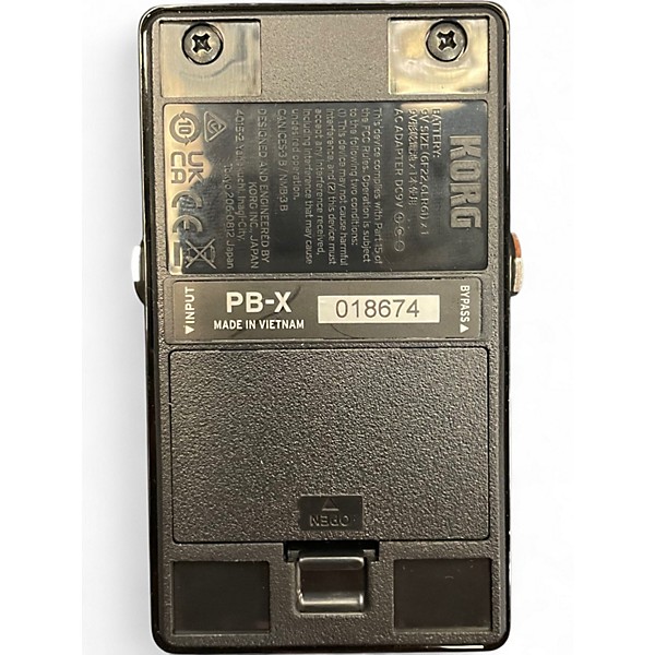 Used KORG PB01 Pitchblack Chromatic Tuner Pedal