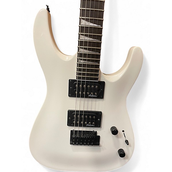 Used Jackson JS22 Dinky White Solid Body Electric Guitar