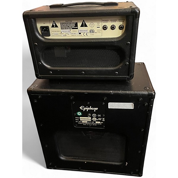 Used Epiphone VALVE JR HEAD WITH EXTENSION CABINET Guitar Stack