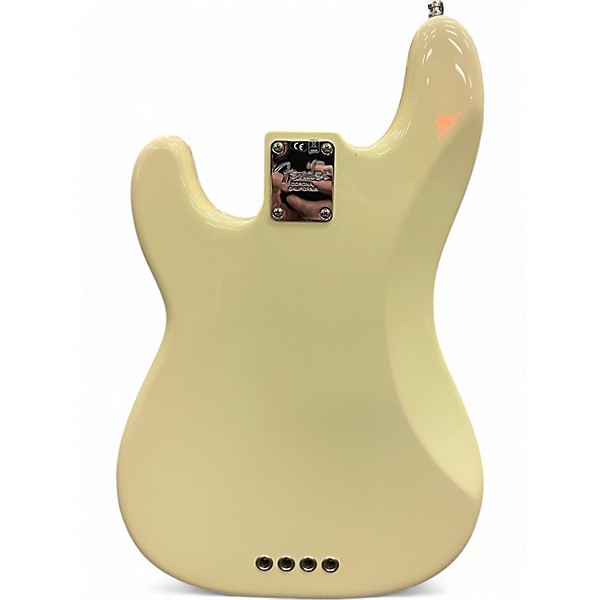 Used Fender American Professional Precision Bass Olympic White Electric Bass Guitar