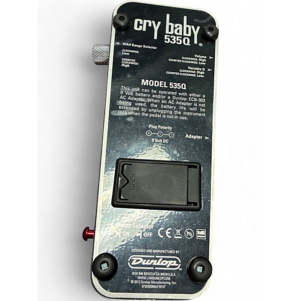 Used Dunlop 535Q Cry Baby Multi-Wah Effect Pedal
