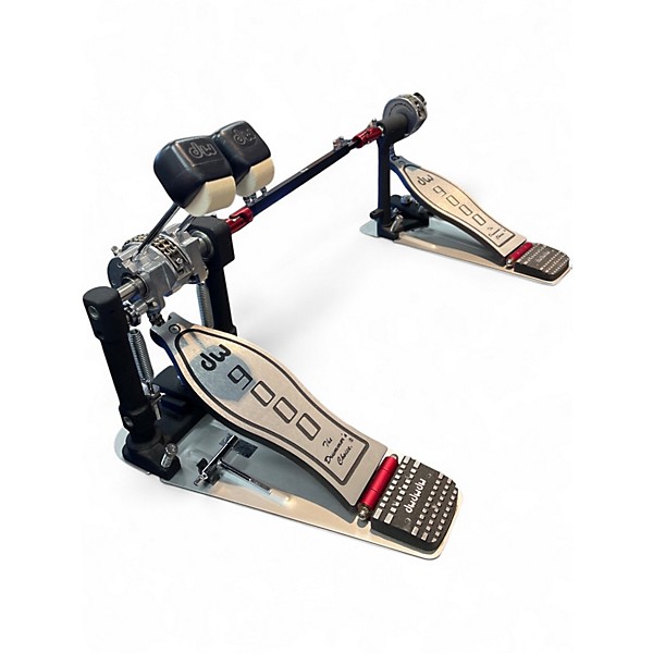 Used DW 9000 Series Double Double Bass Drum Pedal