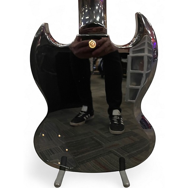 Used Epiphone Custom SG Black Solid Body Electric Guitar