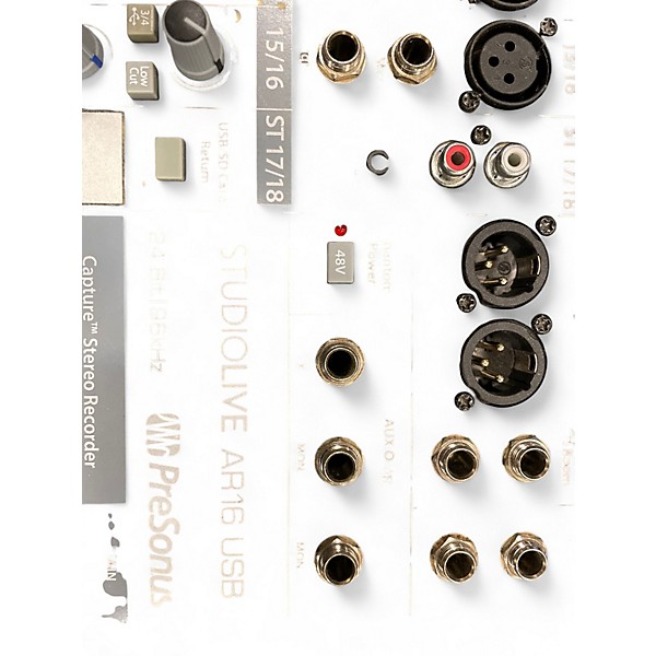 Used PreSonus studio live ar16 usb Unpowered Mixer