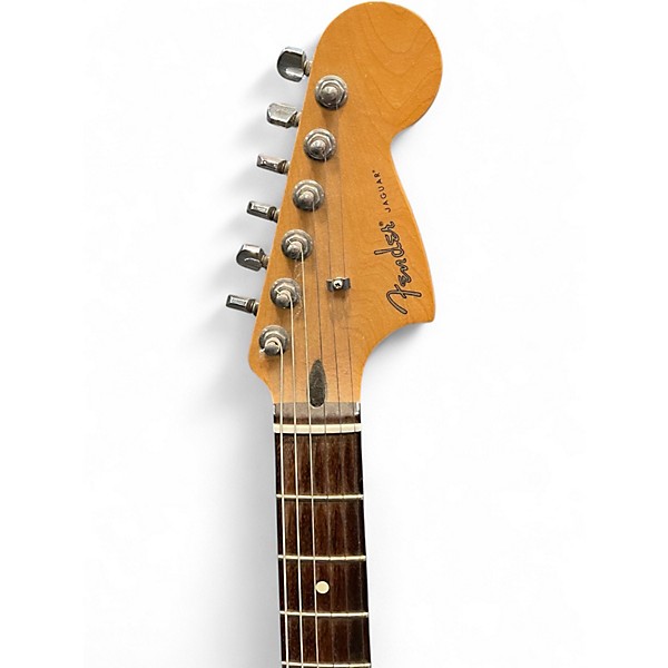 Used Fender Jaguar HH SILVER Solid Body Electric Guitar