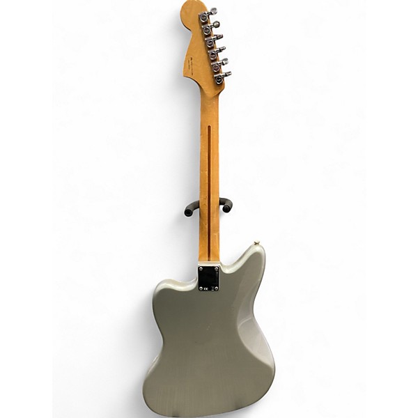 Used Fender Jaguar HH SILVER Solid Body Electric Guitar