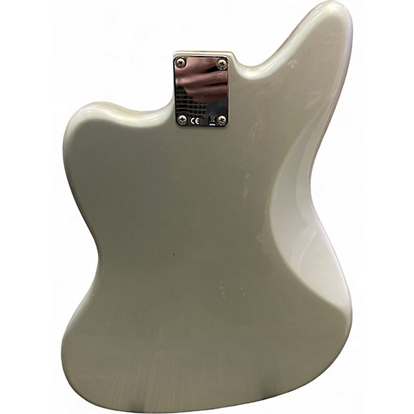 Used Fender Jaguar HH SILVER Solid Body Electric Guitar