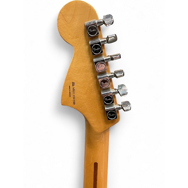 Used Fender Jaguar HH SILVER Solid Body Electric Guitar