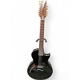 Used ESP LTD TL12 Black 12 String Acoustic Electric Guitar